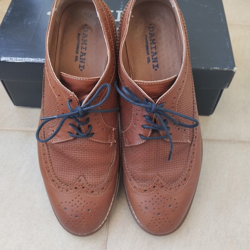 Damiani men's shoes like new, brown moccasins size 43