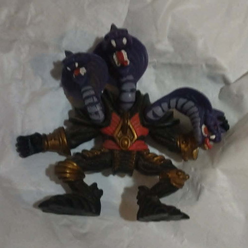 Vintage Chap Mei Tri-Tremis 3-Headed Snake Action Figure used, no weapon