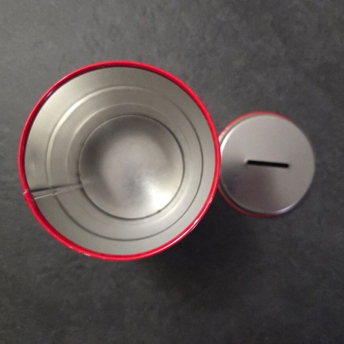 EKO Metal Barrel Coin Bank and Pencil Holder like new