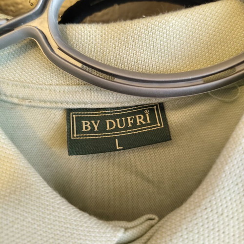 Polo t-shirt like new, green, size L