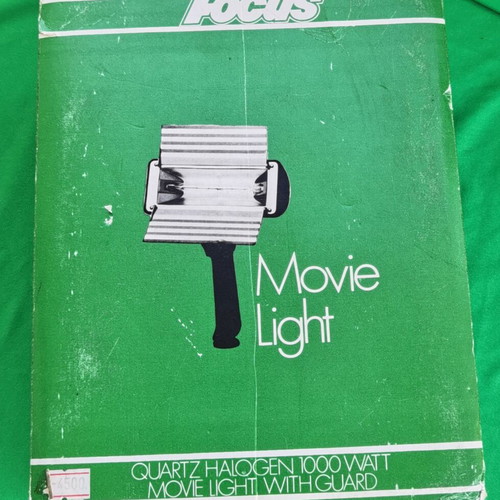 Focus halogen lamp movie light like new