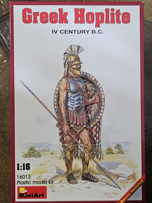 MiniArt Greek Hoplite IV Century B.C. μοντέλο 1:16 καινούργιο
