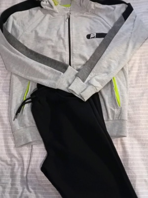 Trax kids/teens tracksuit set for 14-year-old boy like new, black and gray