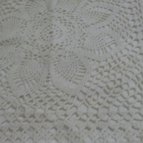Handmade crocheted sofa cushions new, white, set of two