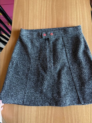 Pink Woman gray skirt new, size XS