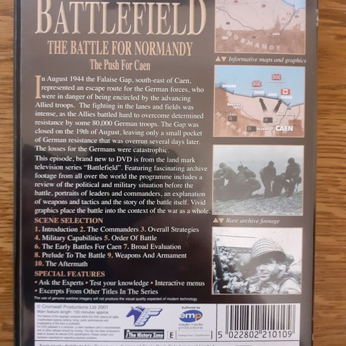 The War File 4 DVD Battlefield Series documentary historical series