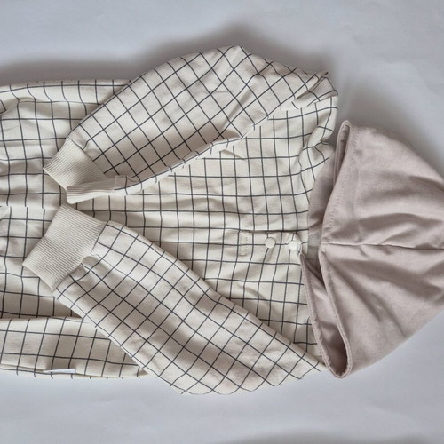 Cotton three-piece boy's set new, brown