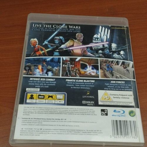 Star Wars The Clone Wars Republic Heroes PS3 used