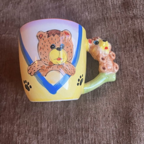 Children's mug like new with teddy bear
