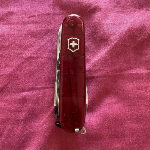 Victorinox SwissTool multitool used, authentic Swiss pocket knife