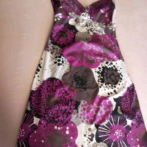 H&M midi backless dress like new with neck tie