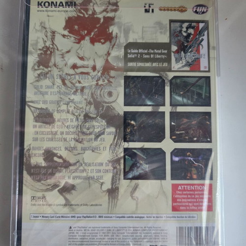 Metal Gear Solid 2 Sons of Liberty PS2 game