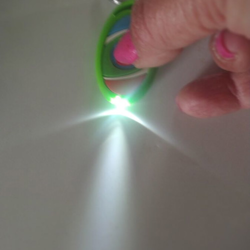 Fiat keychain new with lighted design