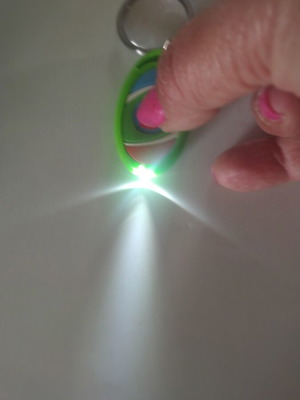 Fiat keychain new with lighted design