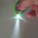Fiat keychain new with lighted design
