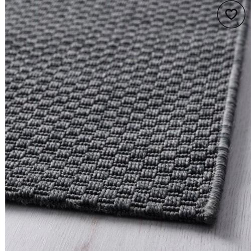 IKEA Morum rug gray 160 x 230 cm used