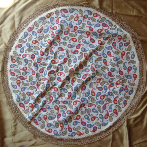 Antique Rotonda collectible embroidery used with Boteh paisley design