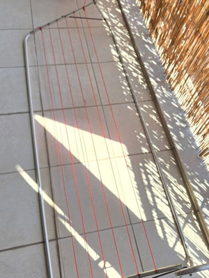 Clothes drying rack 145 cm