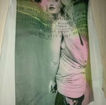 Blouse used transparent with design