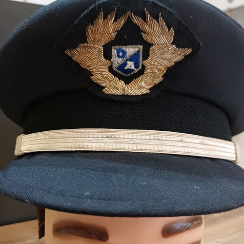 Olympic Airways pilot cap