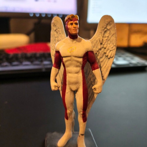 Angel Eaglemoss Marvel Classic lead figurine like new with magazine