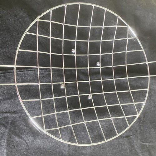 Metal Oval Fruit Bowl with Side Handles like new