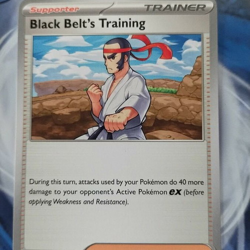 Black Belt's Training Pokemon card 099/131 Prismatic Evolutions