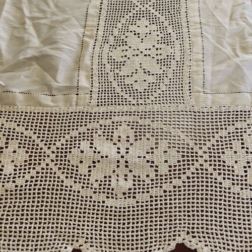 Handmade curtain 200x210 like new, beige