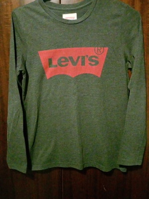 Levi's boys shirt used, dark gray, age 14