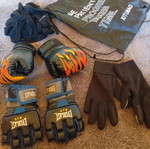 Gloves like new, assorted types