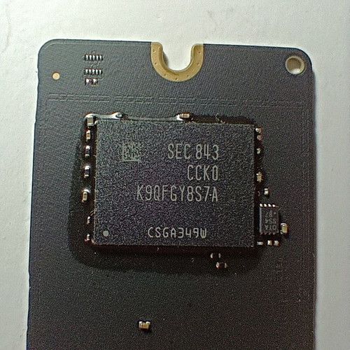 Samsung NVMe 32GB used, functional, from iMac Fusion