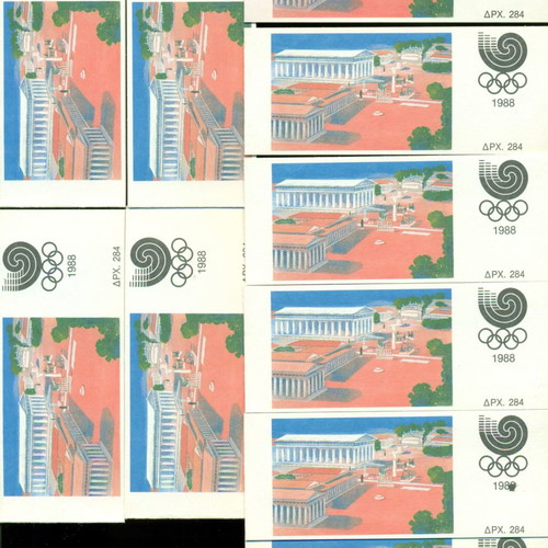 Olympic Games Seoul 1988 stamps, 10 booklets in excellent condition