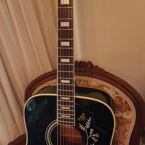 Aria Custom 7451B Vintage Acoustic Guitar used, 1976 Matsumoku