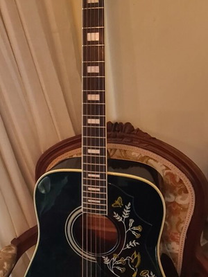 Aria Custom 7451B Vintage Acoustic Guitar used, 1976 Matsumoku