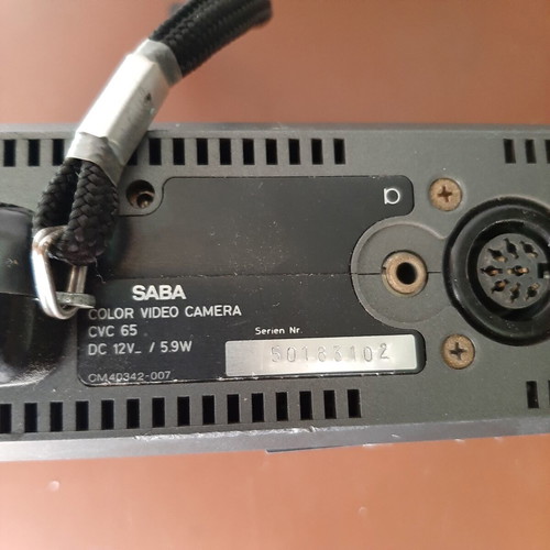 Vintage Saba analog color video camera CVC series