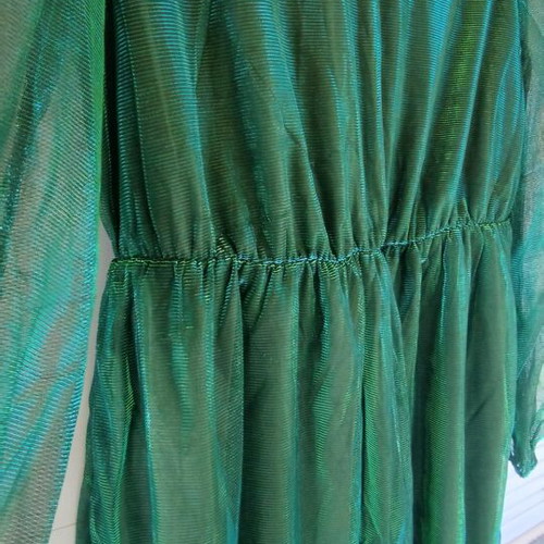 slim fit dress slacks SHEIN Green Deep V Neck Satin Dress Women Short Sleeve High Waist Fit –  Liolook.myshopify main image 0