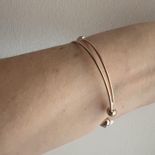 Rose gold bracelet new, for thin wrist