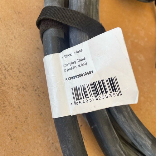 Car charging cable 4.5 meters Mode 3 like new, three-phase 22kW