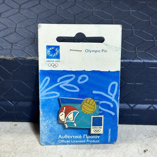 Athens 2004 Olympic Pin Water Polo sealed, like new