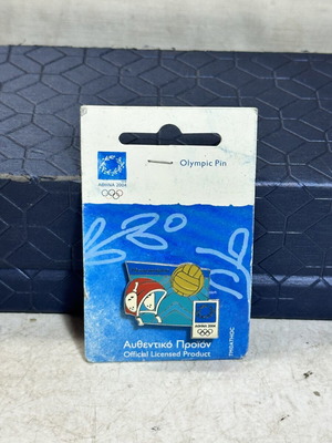 Athens 2004 Olympic Pin Water Polo sealed, like new