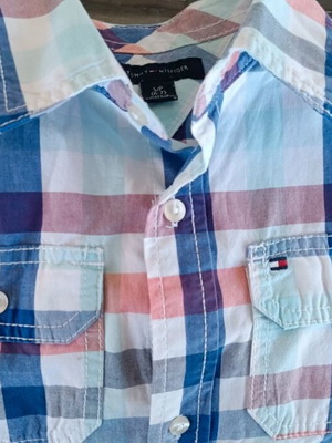 Tommy Hilfiger shirt for boys 6-7 years like new, multicolored