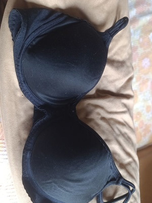 Bra 75A black used with underwire and padding