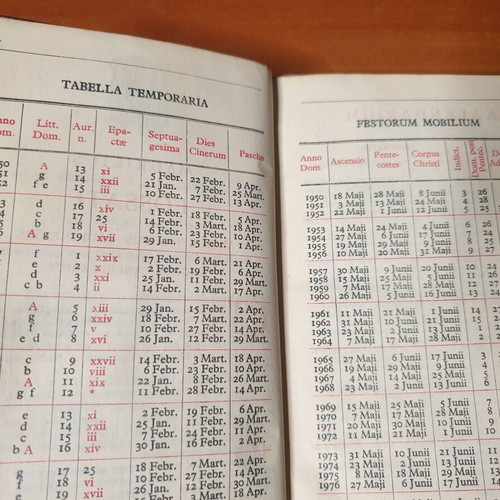 Marietti Pars Verna Breviarium Romanum book used, Easter Lenten volume