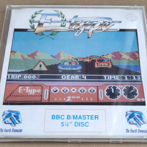E-Type (The Fourth Dimension) BBC Micro disk like new