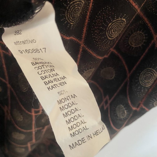 Attrattivo long dress large with open back, like new, brown
