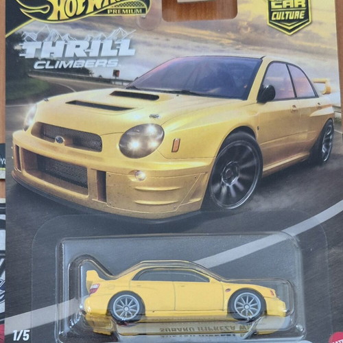 Subaru Impreza WRX Hot Wheels Premium Thrill Climbers new