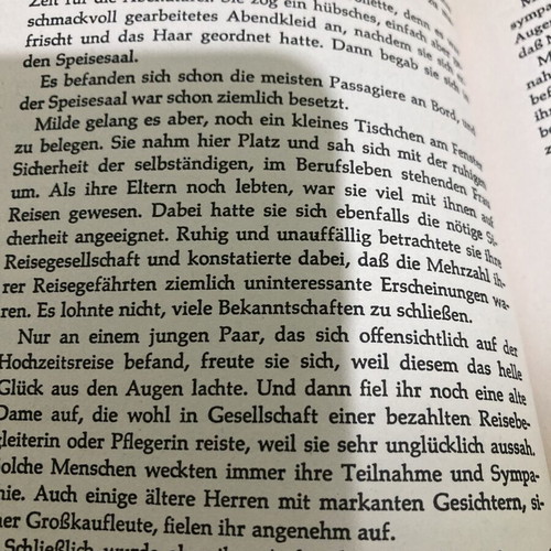 Die Inselprinzessin novel like new, German language