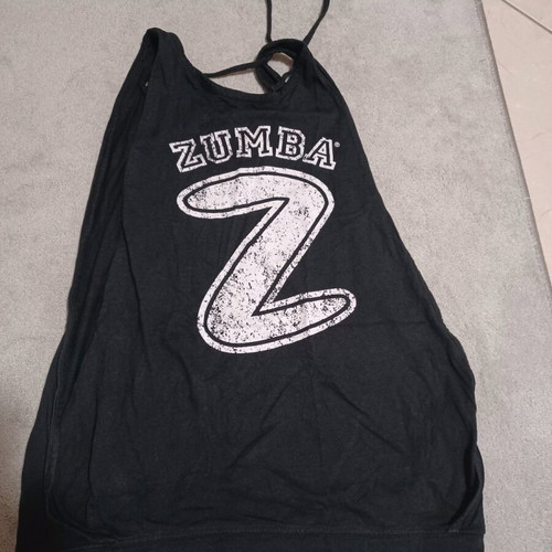 Zumba top like new, black, size XS fitting medium