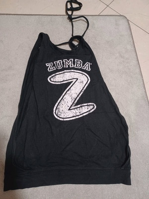 Zumba top like new, black, size XS fitting medium