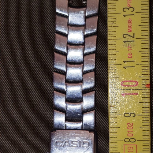 Casio λουράκι ρολογιού μεταχειρισμένο μεταλλικό βραχιόλι